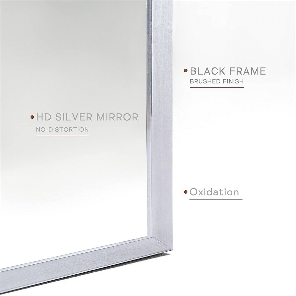 Metal Large Arch Mirror with Shatterproof Film and Density Board