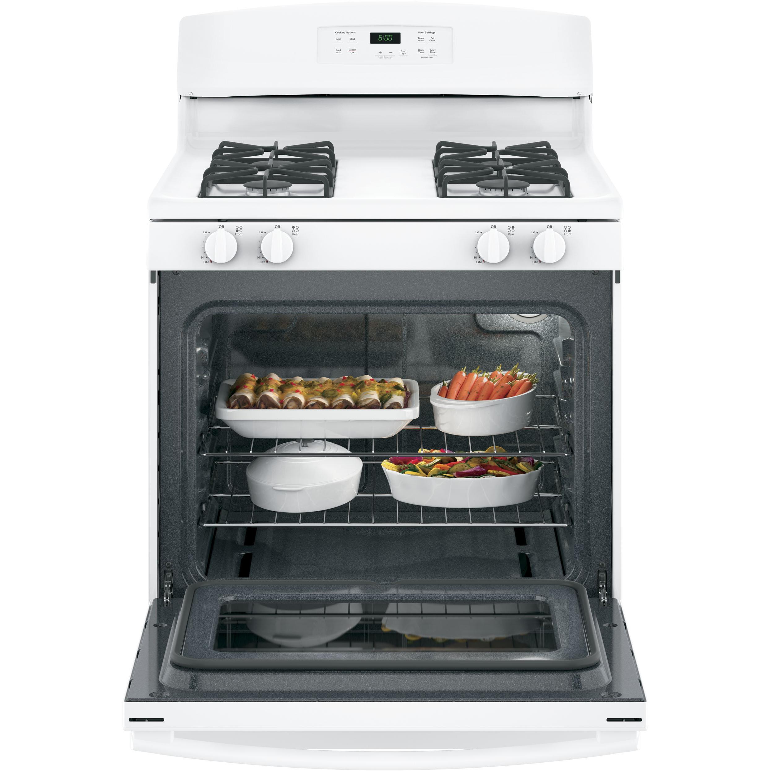 GE 30-inch Freestanding Gas Range JCGBS60DEKWW