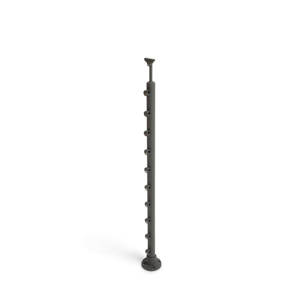 Dolle Prova PA1ab 42 in. x 1-12 in. Anthracite Top Mount Post 86029