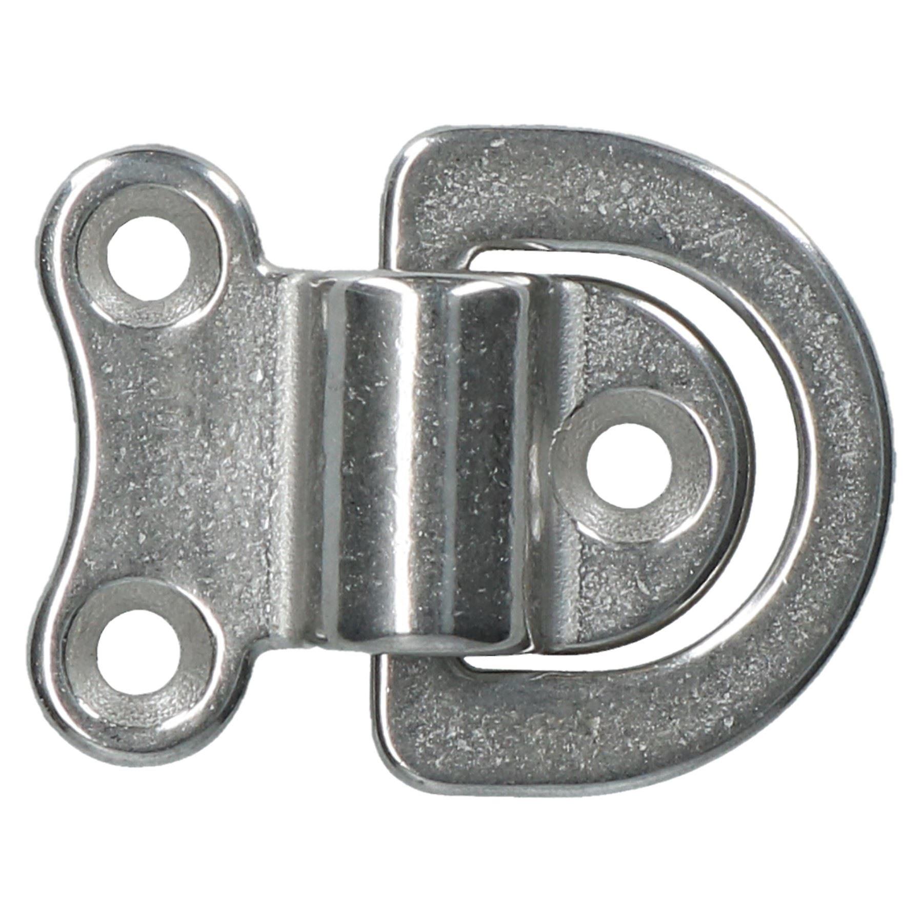 Folding Pad Eye Ring Tie Down Anchor Marine Grade 316 Stainless Steel