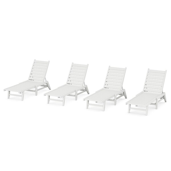 POLYWOOD Canyon 4 Pack Chaise Set