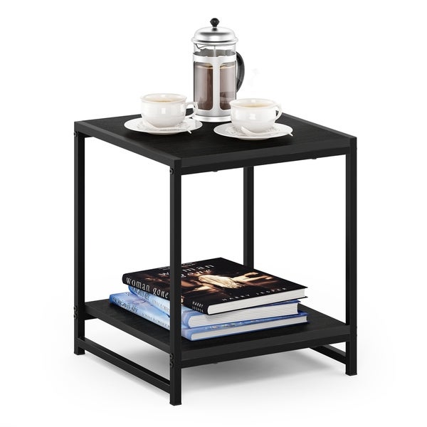 Furinno Camnus Modern Living 2-Tier End Table