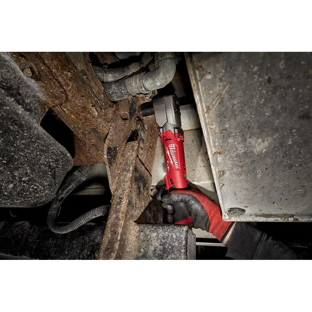 Milwaukee M12 FUEL 12-Volt Lithium-Ion Brushless Cordless 3/8 in. Right Angle Impact Wrench (Tool-Only)