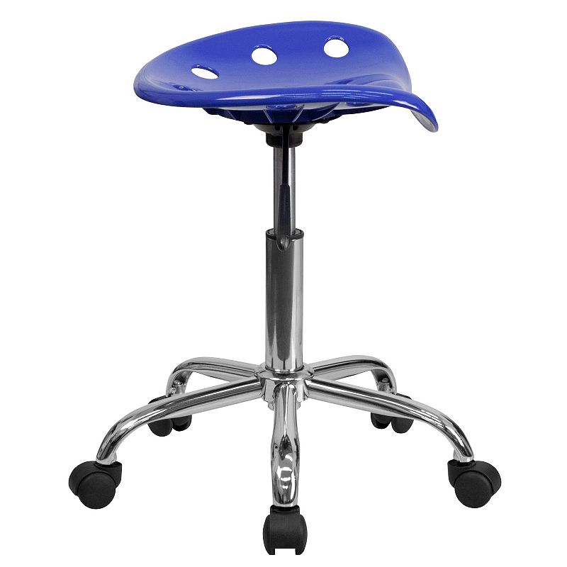 Flash Furniture Taylor Nautical Blue Tractor Seat Stool