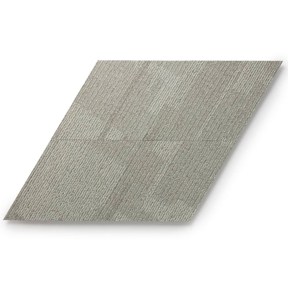 Lucida Surfaces MosaiCore Fleece Braid 28 MIL x 12 in. W x 17 in. L Glue Down Waterproof Vinyl Tile Flooring (15.2 sqftcase) SC-4204