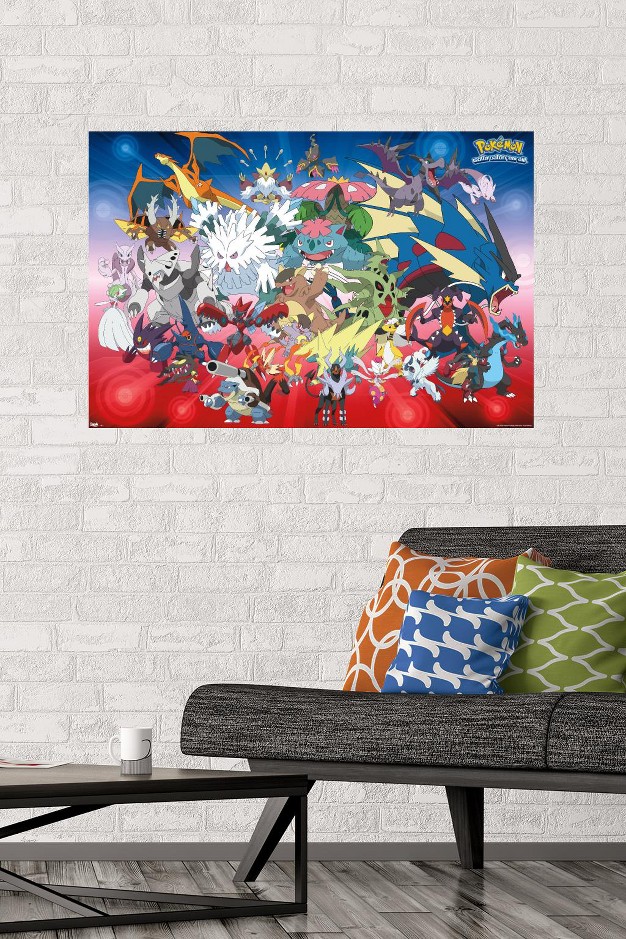 Trends International Pok mon Mega Evolutions Unframed Wall Poster Prints