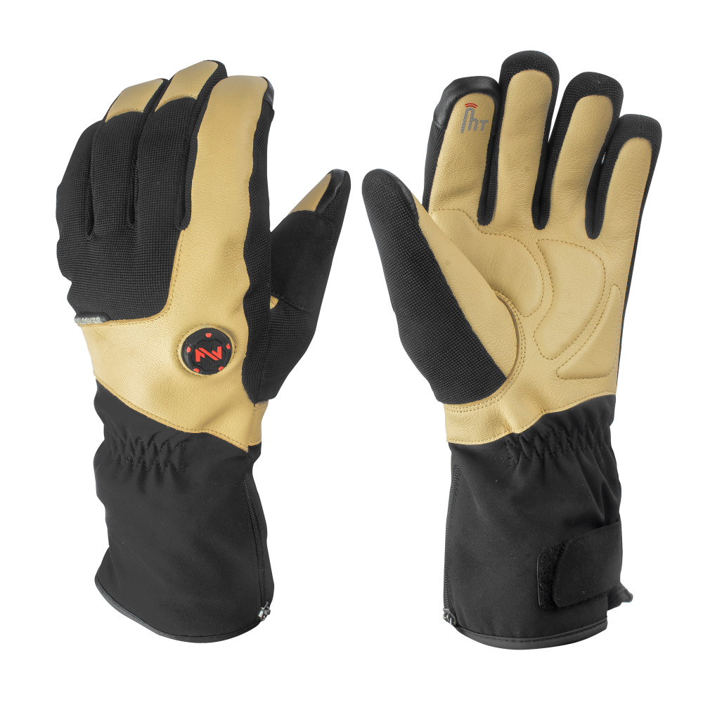 Blacksmith Heated Work Gloves Unisex 7.4 Volt Light Tan 2X ;