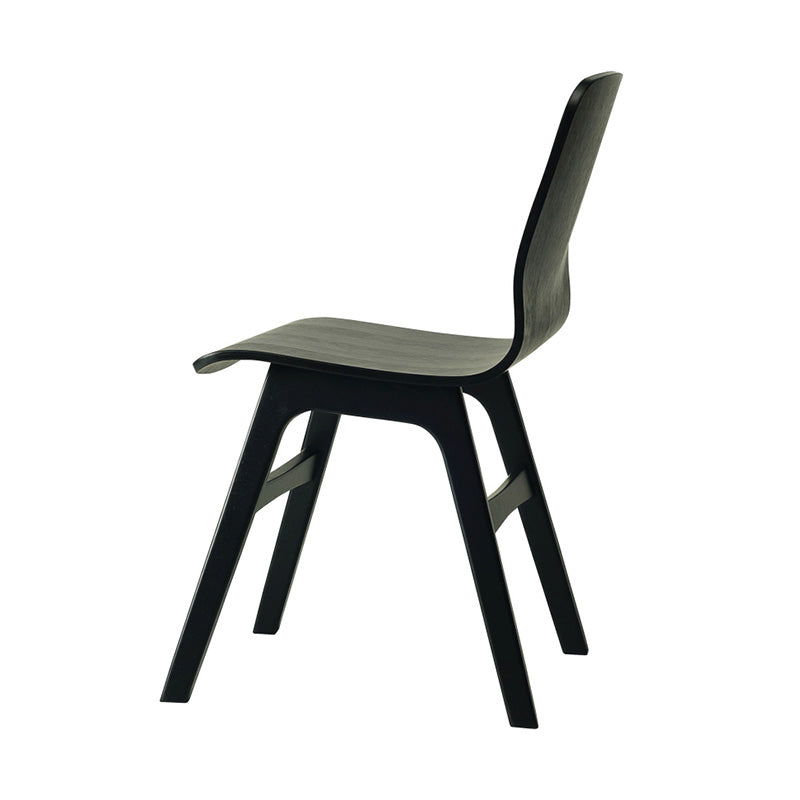 ALYSSA Dining Chair - Oak & Black