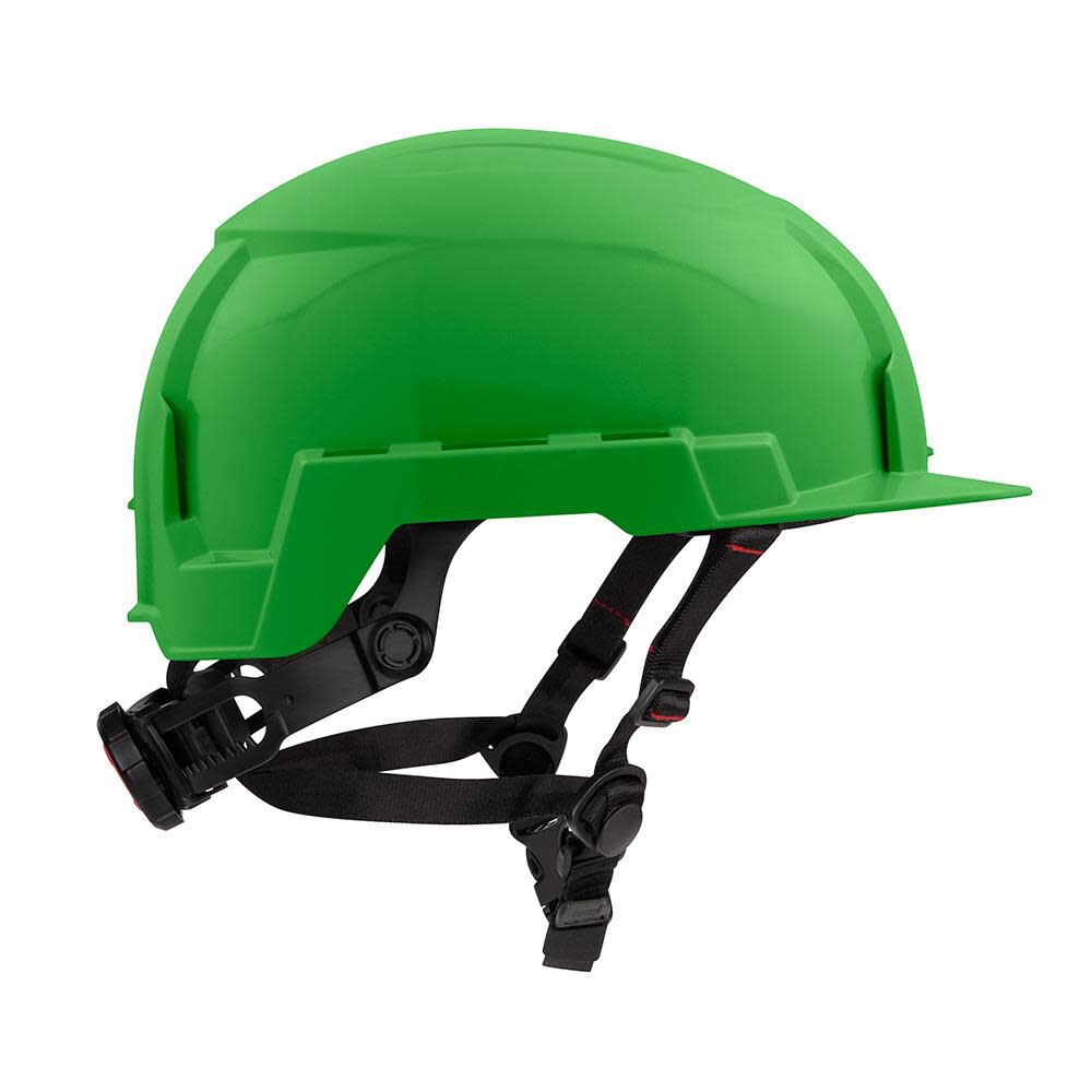 MW Green Front Brim Helmet with BOLT Class E 48-73-1327 from MW