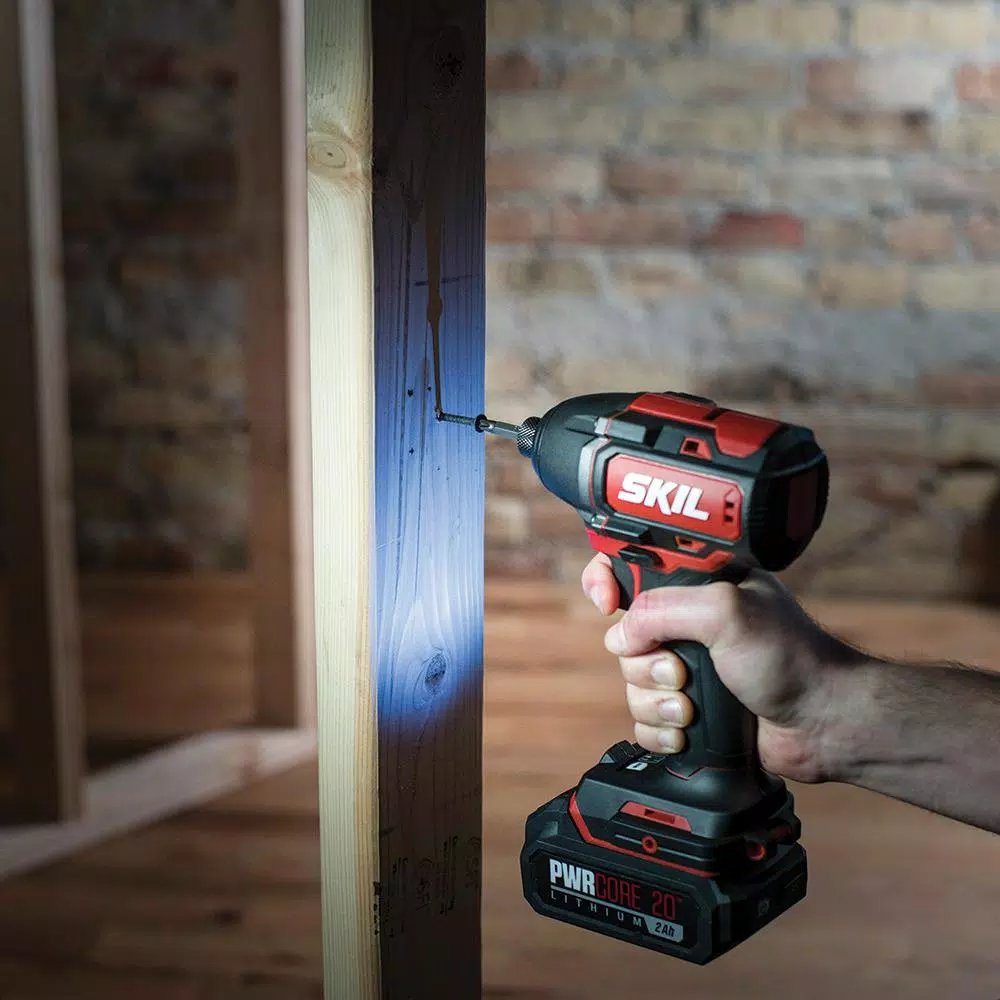 Skil PWRCore 20-Volt Brushless Cordless 1/4 in. Hex Impact Driver Kit Plus 2.0Ah Lithium-Ion Battery (USB) and PWRJump Charger and#8211; XDC Depot