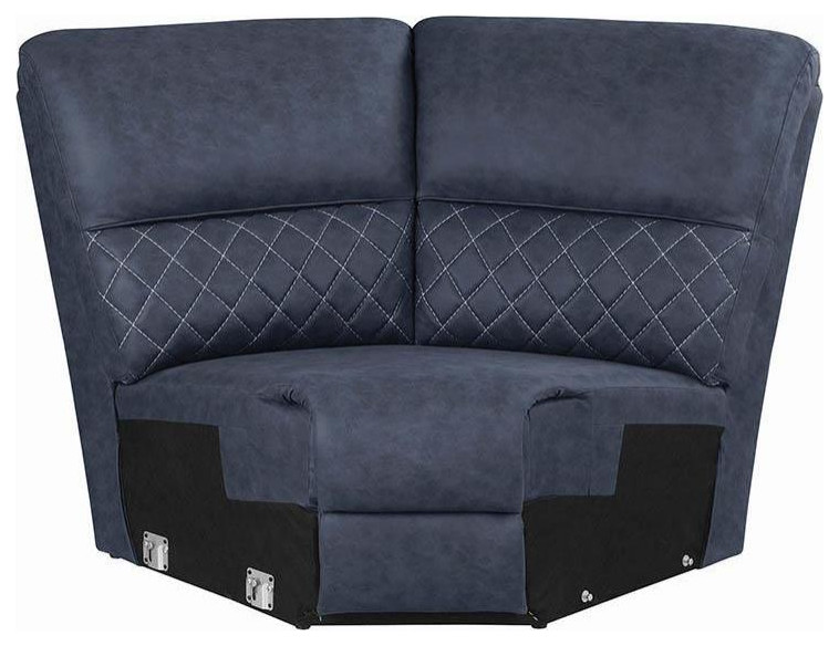 Wedge  Blue  49.00 X 49.00 X 41.75H   Contemporary   Sofas   by BisonOffice  Houzz