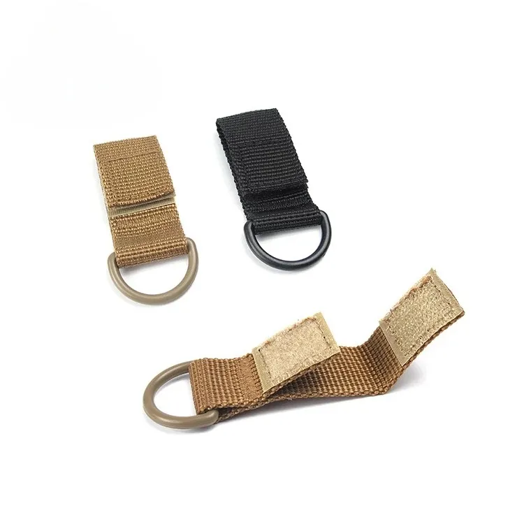 Outdoor EDC Tactical Quick hanging Buckle Outdoor Multifunctional Carabiner Backpack D shaped Hanging Ring Keychain