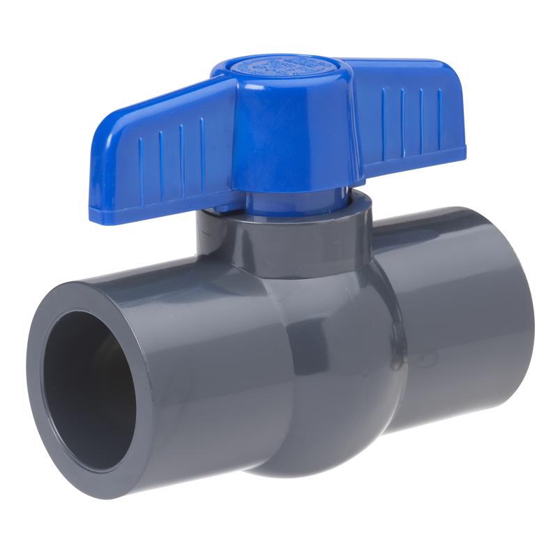 BALL VALVE1.25SOLV PVC80