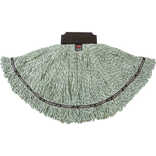 Rubbermaid Maximizer Microfiber Mop Heads | Medium， Green， 6