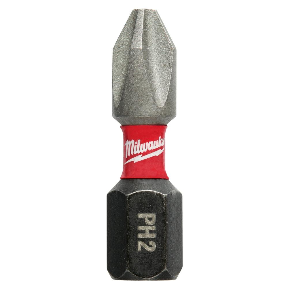 Milwaukee SHOCKWAVE Impact Phillips #2 Insert Bits 5PK 48-32-4601 from Milwaukee