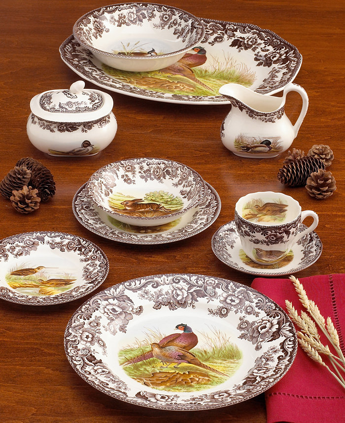 Spode Dinnerware Woodland Bird Collection