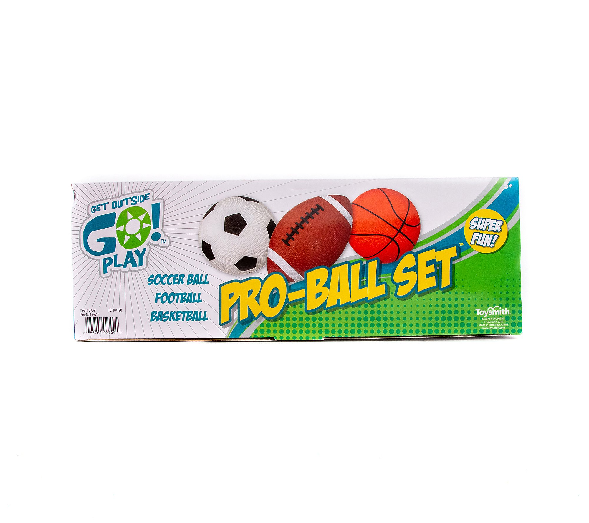 Toysmith Get Outside Go Play! Outdoor Pro 3 Bal l Set