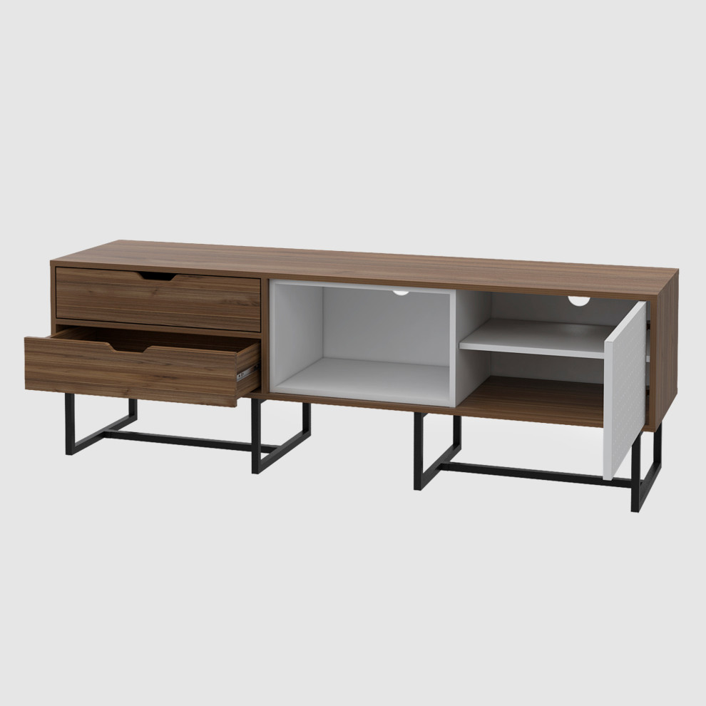 Vernal Media Stand   Transitional   Entertainment Centers And Tv Stands   by RST Outdoor  Houzz