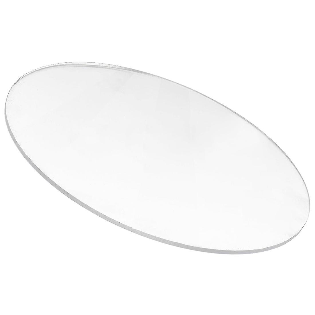 Transparent 3mm Thick Mirror Acrylic Round Disc Diameter:85mm