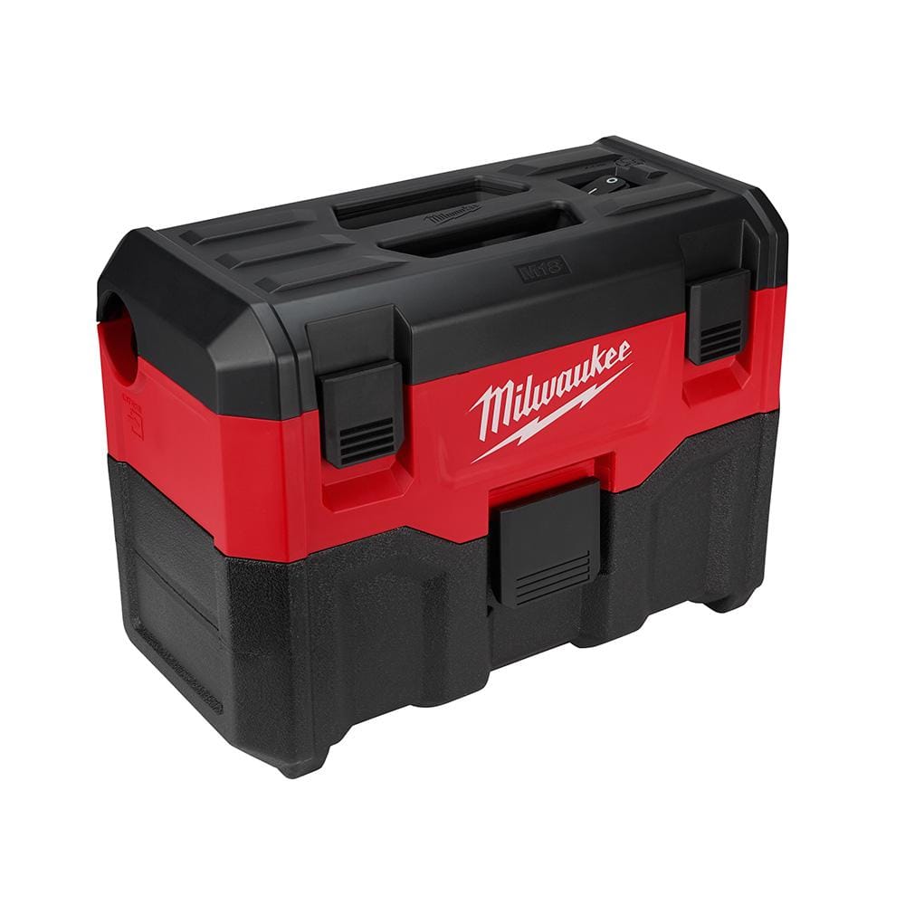 Milwaukee M18 18-Volt 2 Gal. Lithium-Ion Cordless Wet/Dry Vacuum (Vacuum-Only) 0880-20