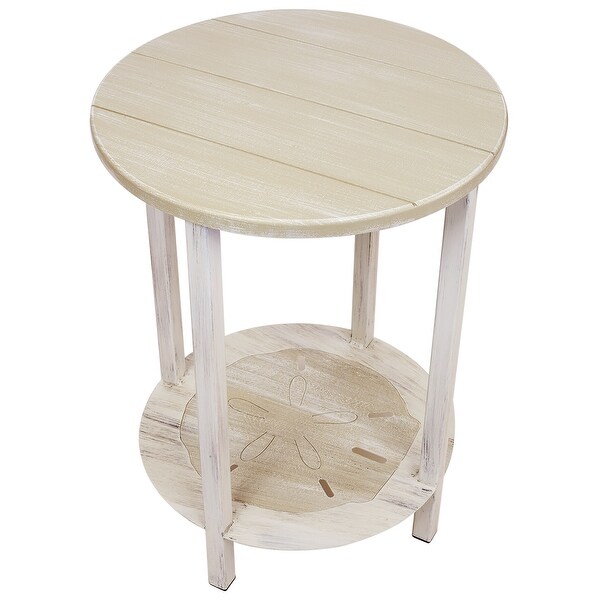 Coastal Round End Table