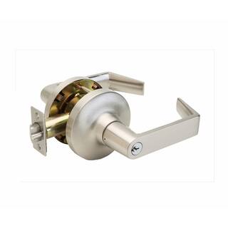 Copper Creek Grade 1 Erin Satin Stainless Cylindrical Storeroom Door Lever AL7250SS