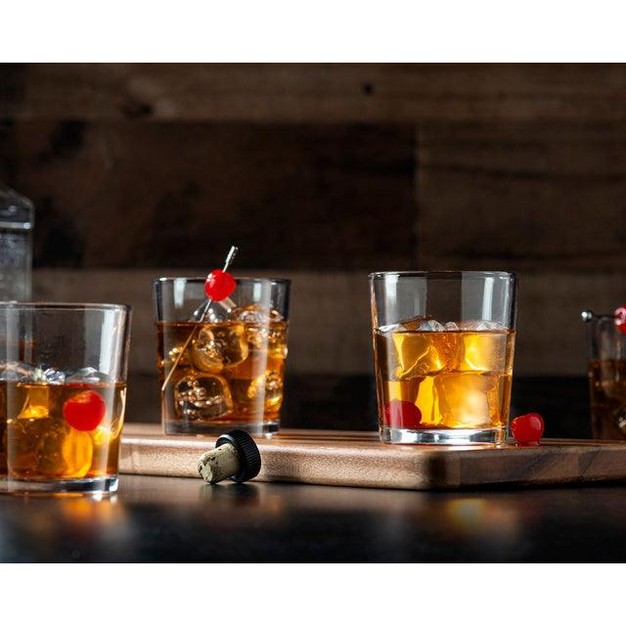 Kook Glass Whiskey Tumblers 12 Oz Set Of 6