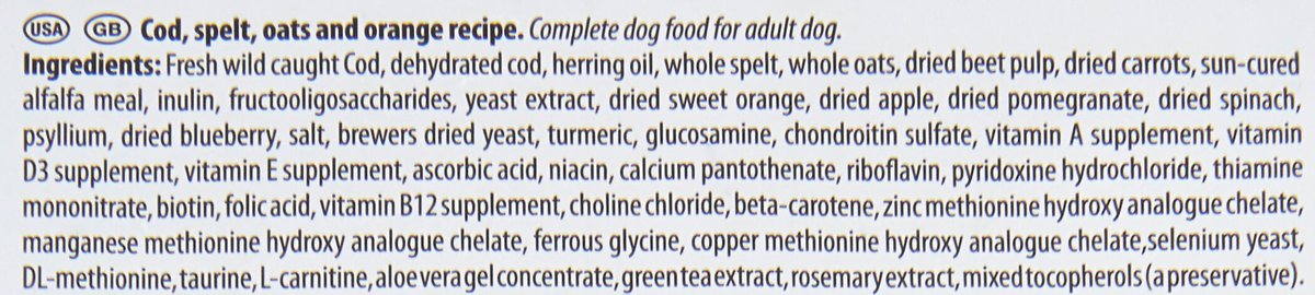 Farmina NandD Ocean Codfish and Orange Ancestral Grain Medium and Maxi Adult Dry Dog Food