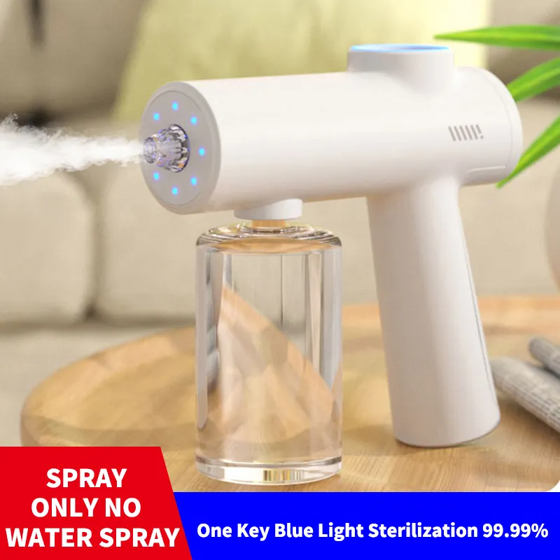 Factory Hot Sale Portable Cordless Nano Fogging Spray Gun Electric Fogging Sprayer Handheld Disinfection Spray Gun