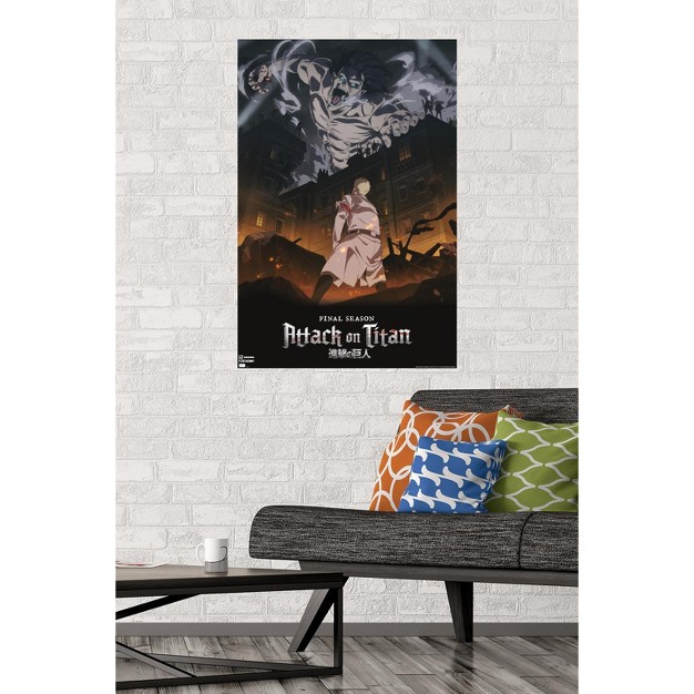 Trends International Attack On Titan Season 4 Key Visual 1 Unframed Wall Poster Prints