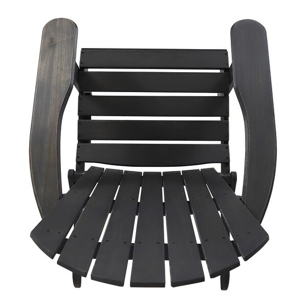 Hanlee Acacia Wood Folding Adirondack Chair by Christopher Knight Home