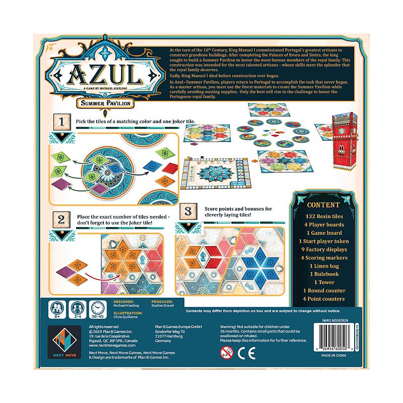 Next Move Games Azul Summer Pavilion Board Game