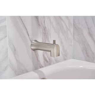 MOEN Genta Single-Handle 1-Spray Tub and Shower Faucet in Spot Resist Brushed Nickel (Valve Included) T82760SRN-TSRD