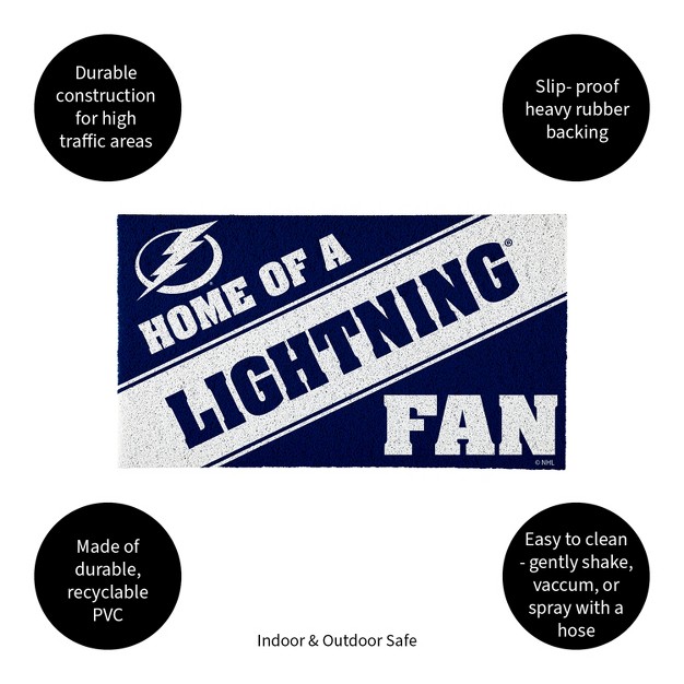 Evergreen Tampa Bay Lightning Pvc Mat Color