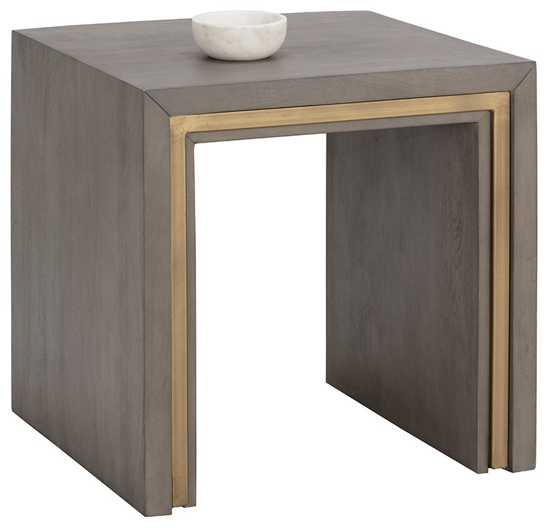 Hilbert End Table   Transitional   Side Tables And End Tables   by Sunpan Modern Home  Houzz