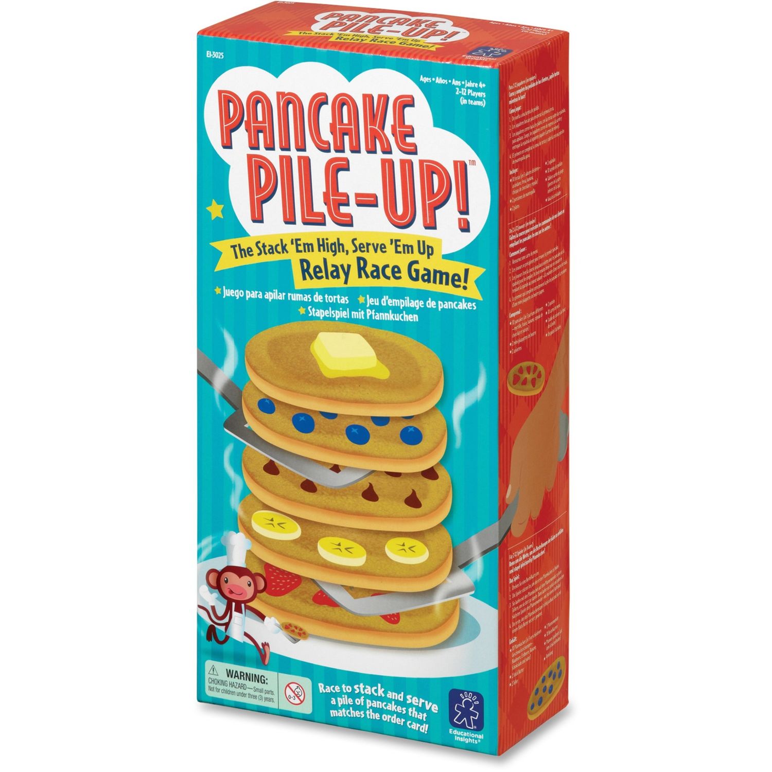 Pancake Pile-Up Relay Race Game by Educational Insights EII3025