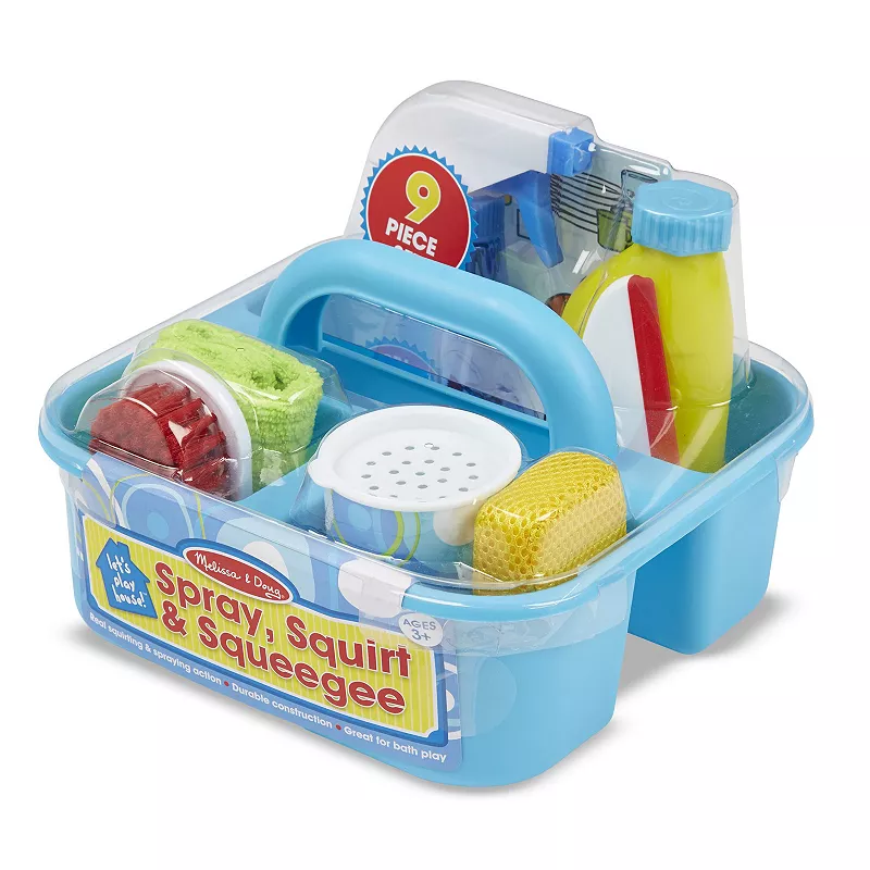 Melissa and Doug Let's Play House! Spray， Squirt and Squeegee Play Set