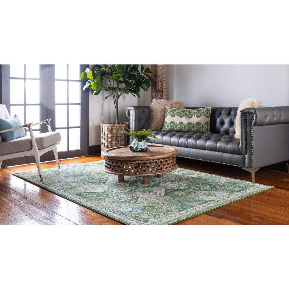 Unique Loom Blake Penrose Contemporary Floral Area Rug or Runner