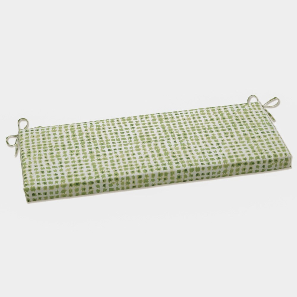 Pillow Perfect Outdoor  Indoor Alauda Grasshopper Bench Cushion 45 X 18 X 3