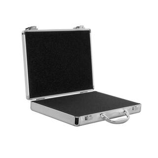 Cases By Source 10.50 in. Smooth Aluminum Portfolio Tool Case in Silver SVP1292-180