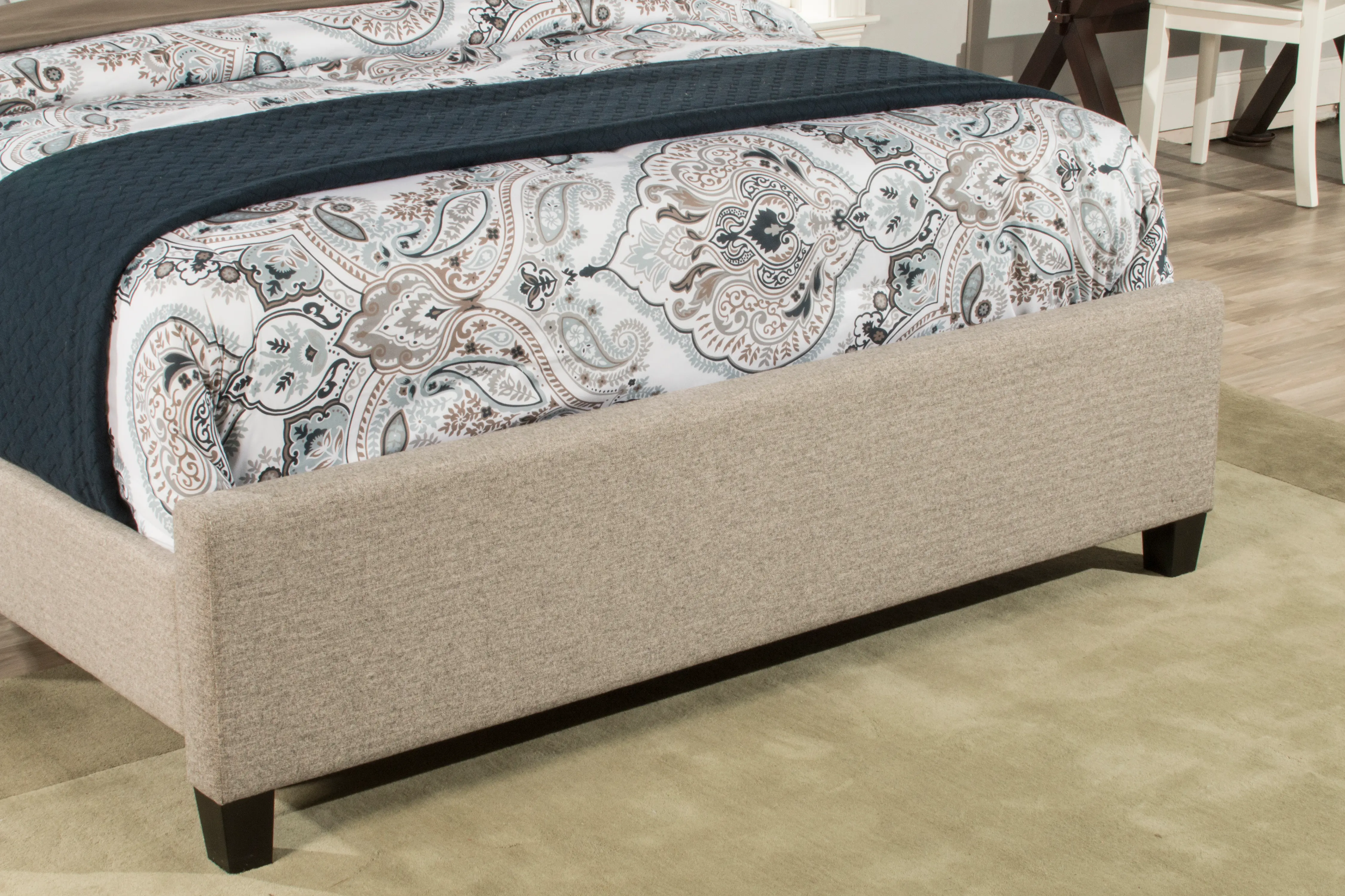 Churchill Beige Queen Upholstered Bed