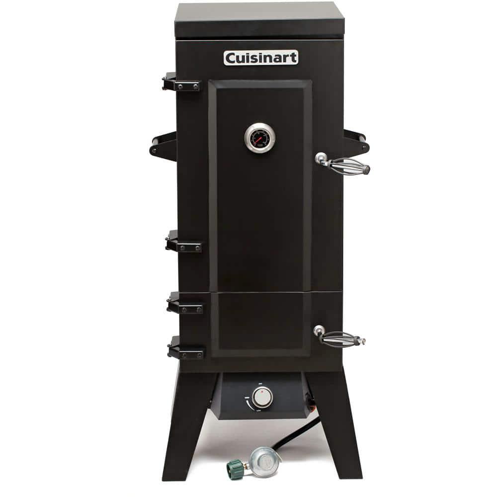 Cuisinart Vertical 36 in Propane Gas Smoker in Black