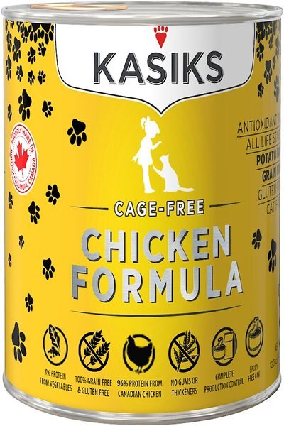 Kasiks Cage-Free Chicken Formula Grain-Free Canned Cat Food