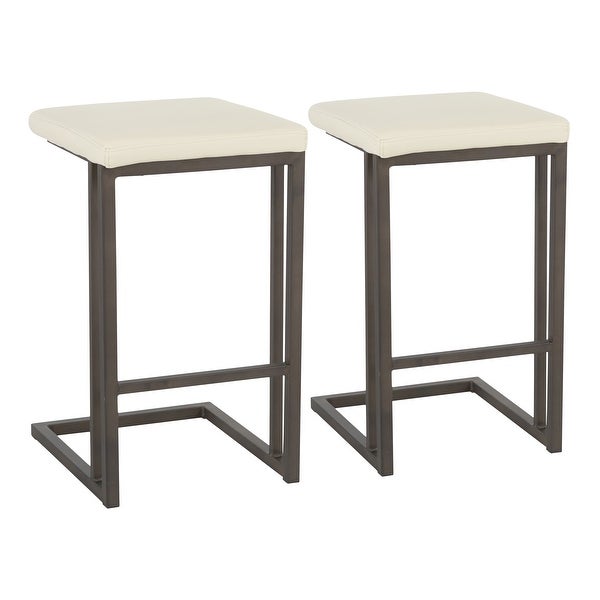 Carbon Loft Arturio Industrial Counter Stool (Set of 2)