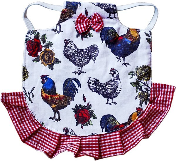 Hen Couture Chickens and Roses Hen Saddle