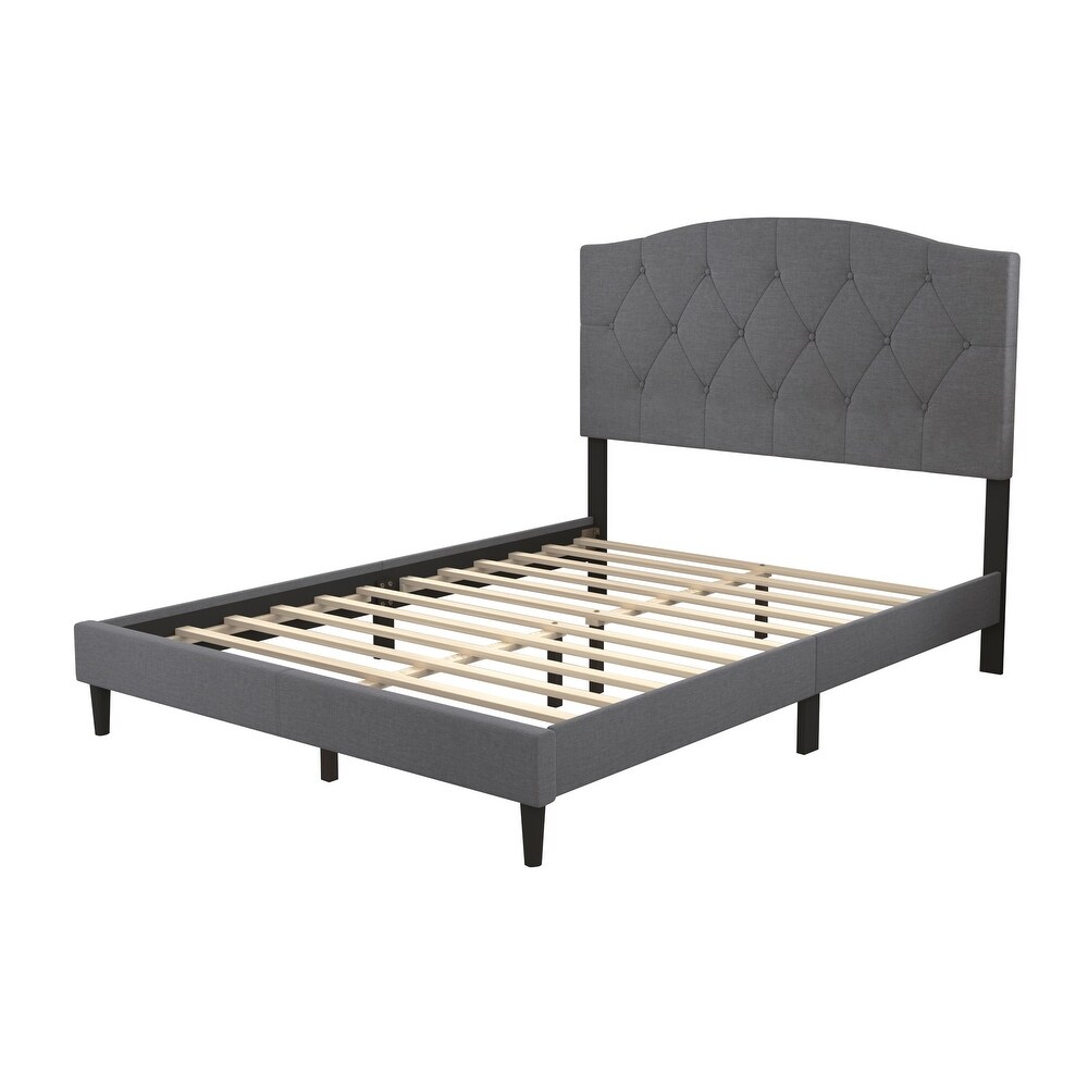 Malachi Tufted Upholstered Platform Bed