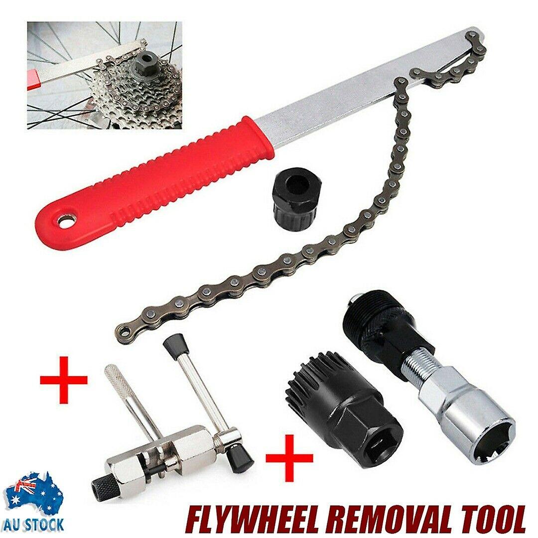 5pcs Bike Bicycle Freewheel Chain Whip Cog Cassette Removal Remover Repair Tool