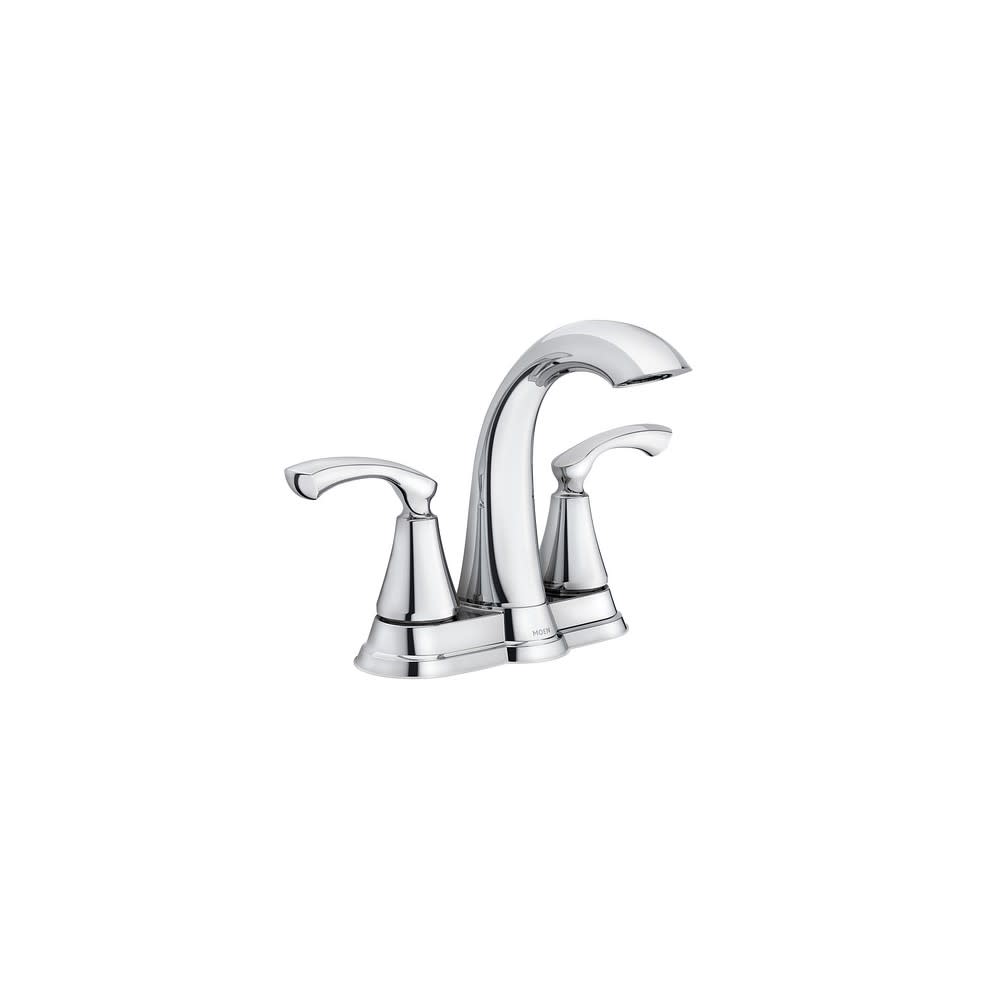 Moen Tiffin Bathroom Lavatory Faucet Chrome 2 Handle High Arc ;