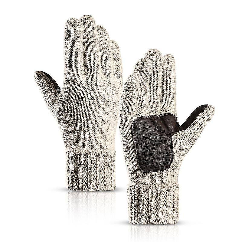 Winter Knitted Gloves Warm Mittens Cover For Men Women