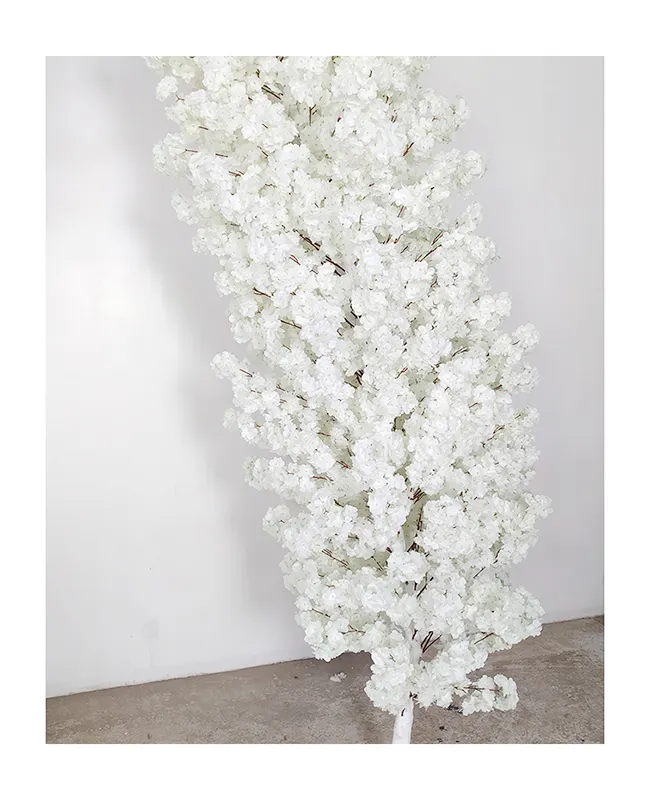 Wedding supplies new design 3m height white artificial arch cherry blossom tree for wedding event party decoration